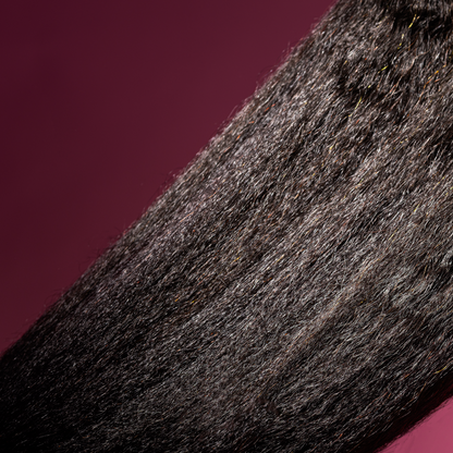 Rani Boundless Bundle showcasing a soft, voluminous kinky blowout texture, designed for natural-looking fullness and versatile styling options.